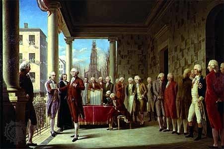 First inauguration of George Washington