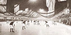 First indoor hockey game httpsuploadwikimediaorgwikipediacommonsthu
