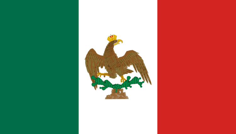 First Mexican Empire First Mexican Empire Flag by LlwynogFox on DeviantArt