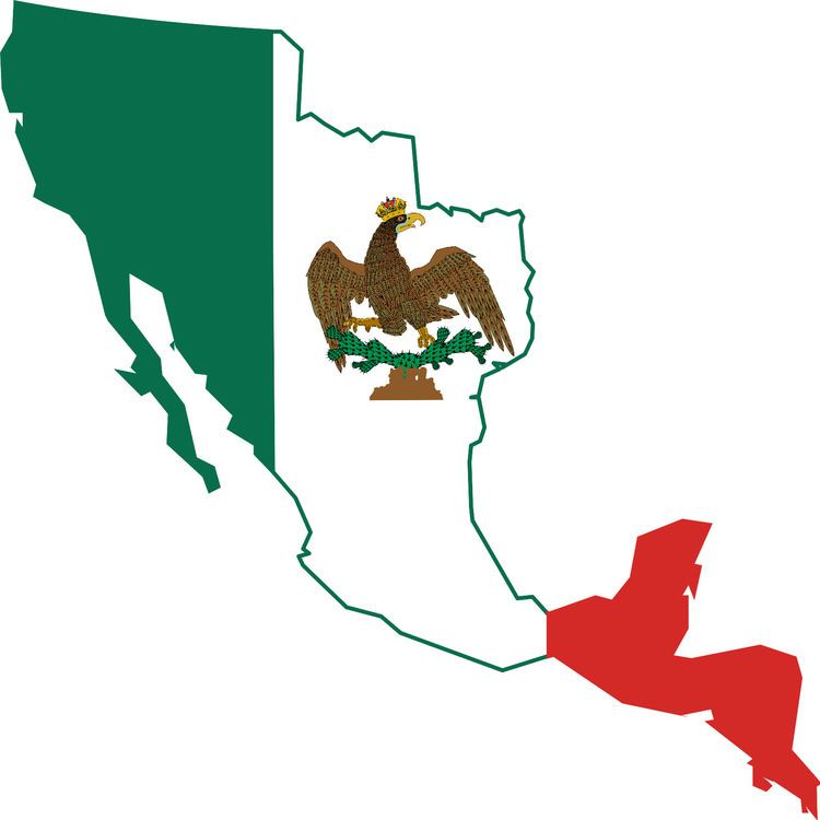 First Mexican Empire FileFlag map of the First Mexican Empire 18211823svg