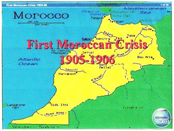 First Moroccan Crisis httpssmediacacheak0pinimgcomoriginals91