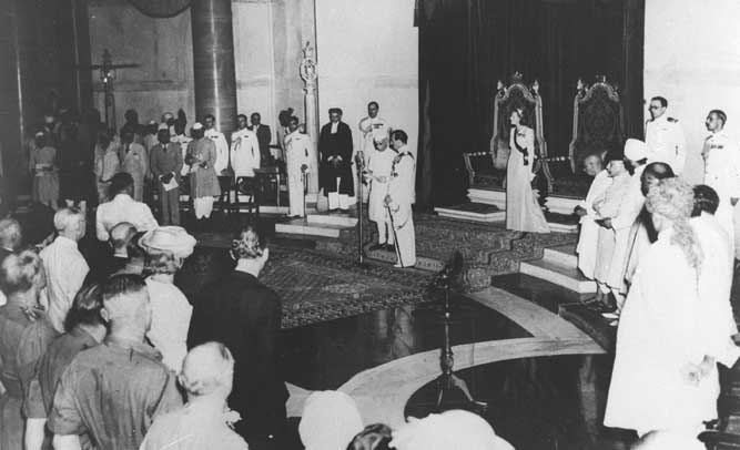 First Nehru ministry