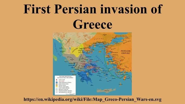 Second Persian invasion of Greece - Wikipedia