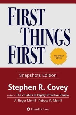 First Things First (book) t0gstaticcomimagesqtbnANd9GcRSBBnPmK4ypVfYt