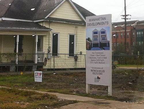 First Ward, Houston Urban Living39s Newly Vacant Lots in the First Ward Don39t Like