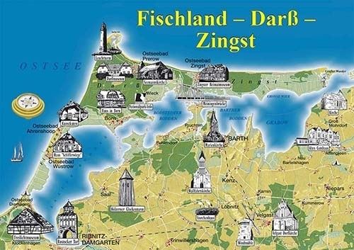 Fischland-Darß-Zingst Verlagsgruppe grnes herz Postkarten Fischland Dar Zingst