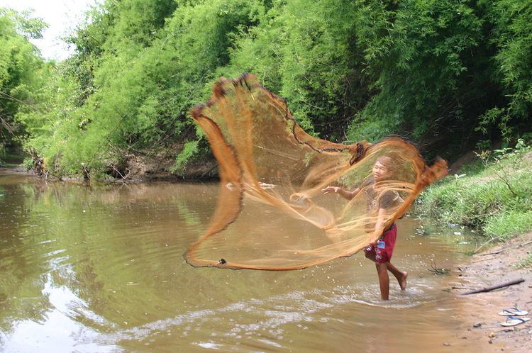 Fishing industry in Laos