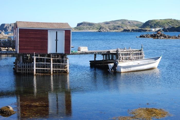 Fishing stage Fishing stage in Durrell Stay in Twillingate