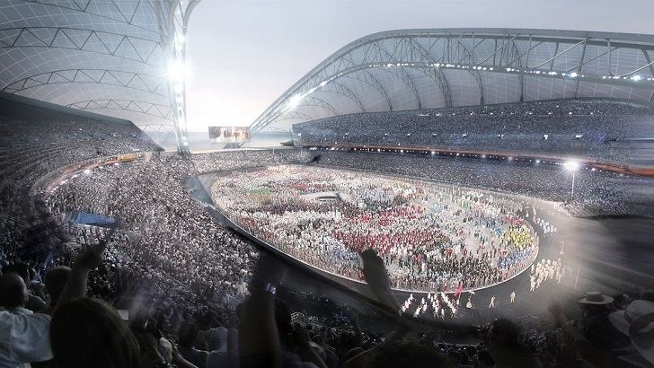 Fisht Olympic Stadium PopulousDesigned Fisht Olympic Stadium to Host Sochi Opening