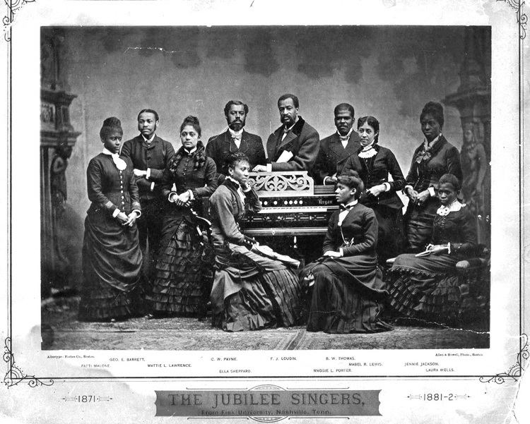 Fisk Jubilee Singers httpsuploadwikimediaorgwikipediacommons22