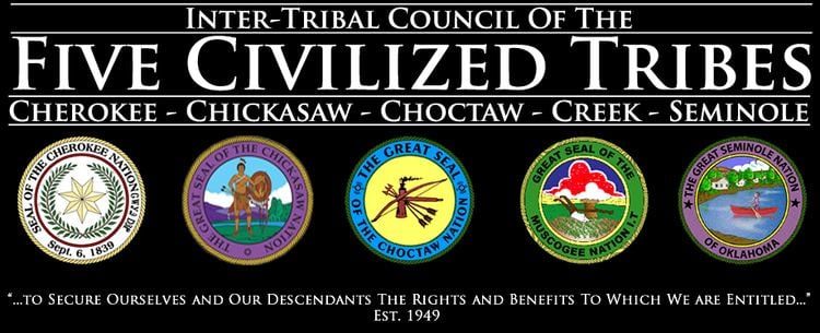 Five Civilized Tribes InterTribal Council of the Five Civilized Tribes gt Home