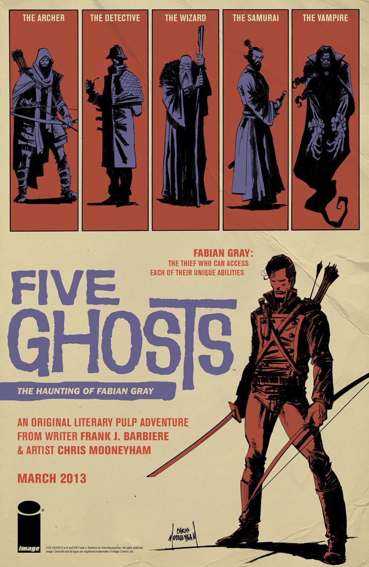 Five Ghosts Five Ghosts Haunt Image Comics in March 2013 HorrorTalk