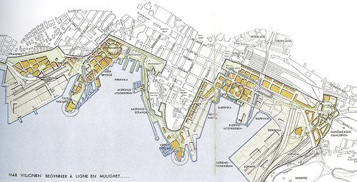 Fjord City Never fulfilled urban renewaldevelopments plans for Oslo Norway