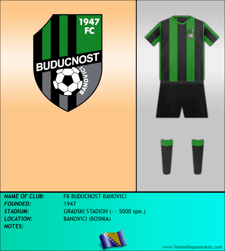FK Budućnost Banovići Logo of FK BUDUCNOST BANOVICI