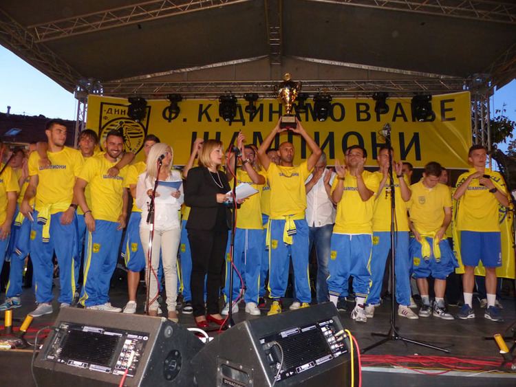 FK Dinamo Vranje CRAZINESS IN VRANJE Such a celebration for the title even Real