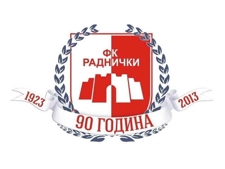 FK Radnicki Nis of Serbia old crest.