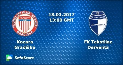 FK Tekstilac Derventa Kozara Gradika FK Tekstilac Derventa live score video stream and
