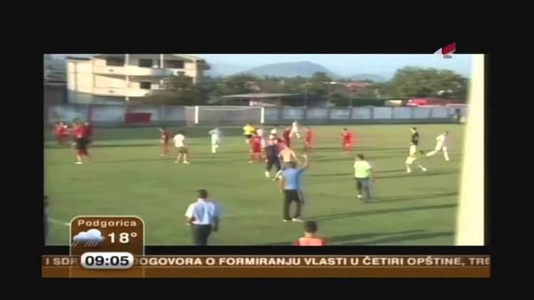 FK Zabjelo Tua navijaa FK Zabjelo sa igraima Arsenala2 crnogorska liga 109