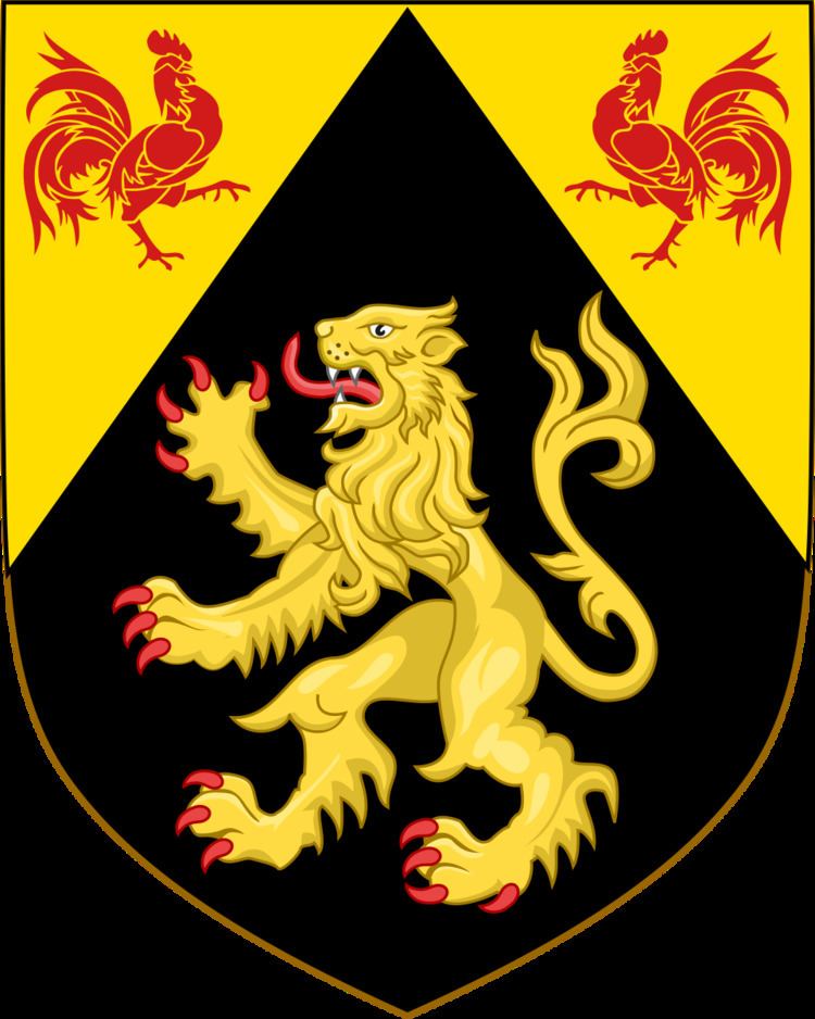 Flag and coat of arms of Walloon Brabant