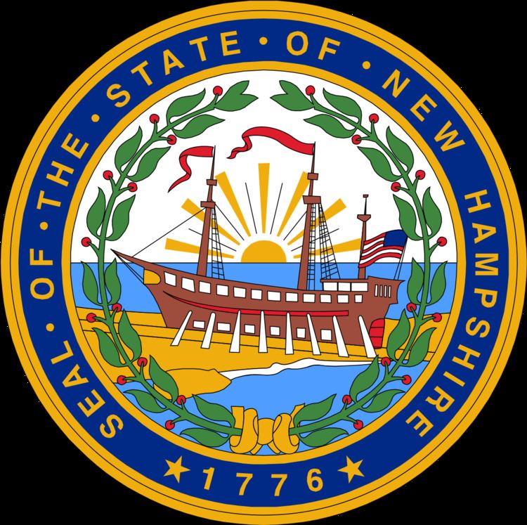 Flag and seal of New Hampshire