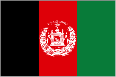 Flag of Afghanistan Afghan Flags Afghanistan from The World Flag Database