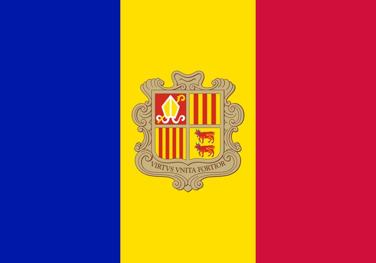Flag of Andorra httpsuploadwikimediaorgwikipediacommonsthu