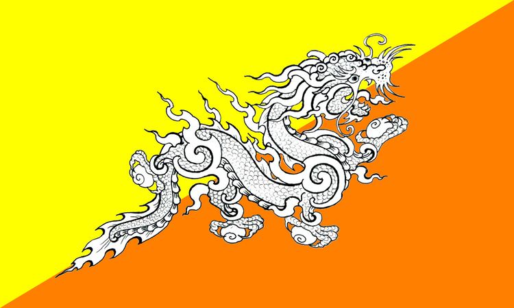 Flag of Bhutan Bhutan flag