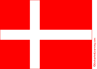 Flag of Denmark Flag of Denmark EnchantedLearningcom