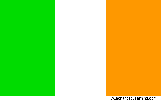 Flag of Ireland Ireland39s Flag EnchantedLearningcom