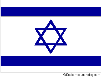 Flag of Israel Israel39s Flag EnchantedLearningcom
