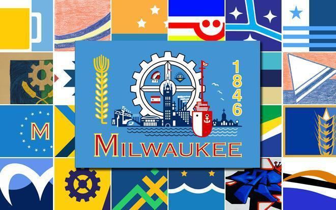 Flag of Milwaukee Design contest hopes to improve Milwaukee39s 39hot mess39 of a city flag