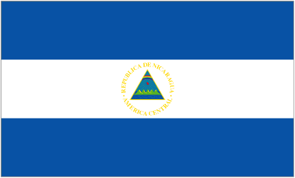 Flag of Nicaragua Nicaraguan Flags Nicaragua from The World Flag Database