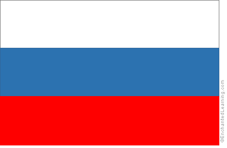 Flag of Russia Russia39s Flag EnchantedLearningcom