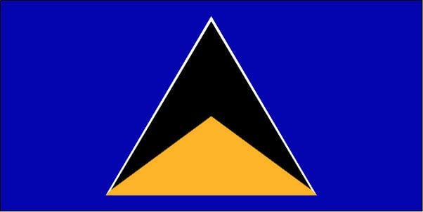 Flag of Saint Lucia St Lucia Flag and Description