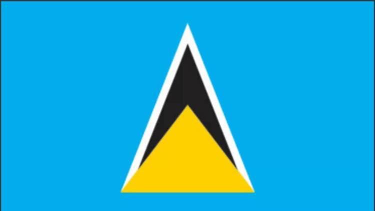 Flag of Saint Lucia Saint Lucia Flag and Anthem YouTube