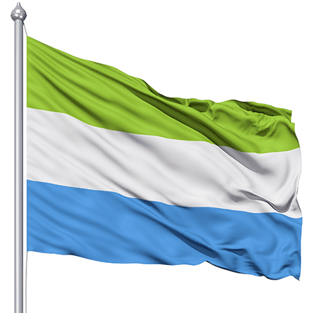 Flag of Sierra Leone Sierra Leone Flag colors meaning history of Sierra Leone Flag