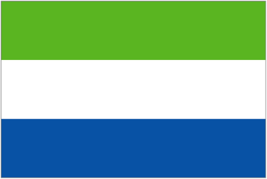 Flag of Sierra Leone Sierra Leonean Flags Sierra Leone from The World Flag Database