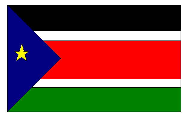 Flag of South Sudan National Flag Of South Sudan 123Countriescom