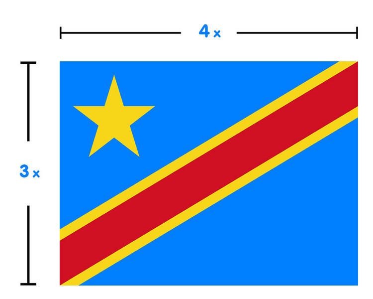 Flag of the Democratic Republic of the Congo Democratic Republic of the Congo Flag colors meaning amp history