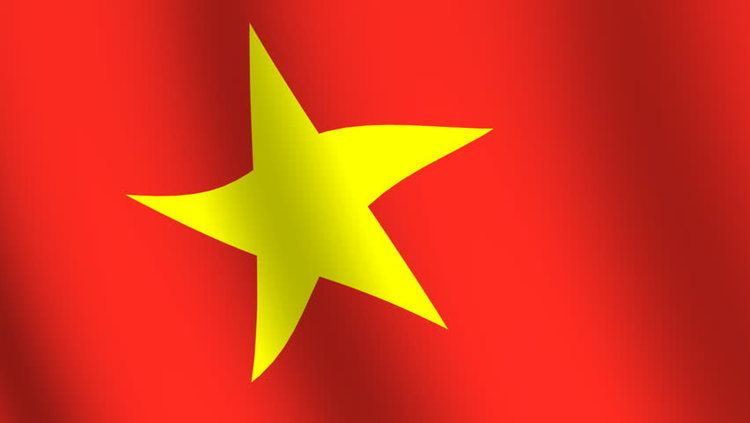 Flag of Vietnam Waving National Flag Of Vietnam Stock Footage Video 21053506