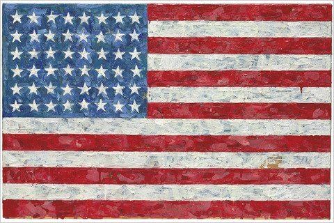 Flag (painting) Seminal Jasper Johns Painting Draws 286 Million Bid The New York