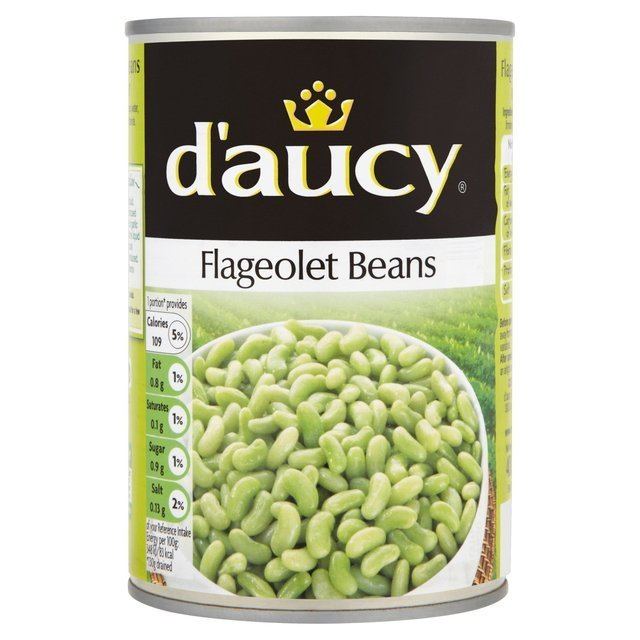 Flageolet bean Morrisons d39aucy Flageolet Beans 400g 265gProduct Information