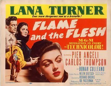 Flame and the Flesh movie poster