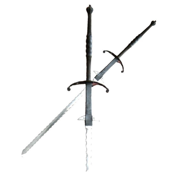 Flame-bladed sword