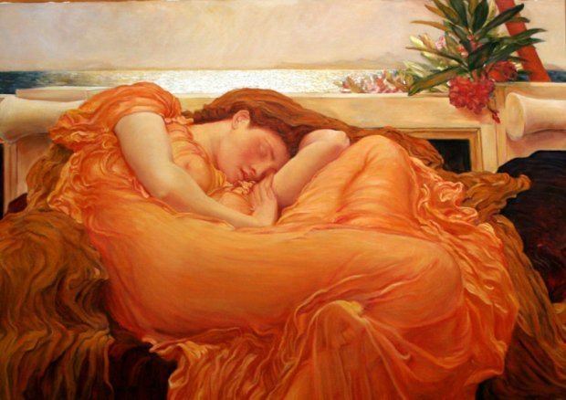 Flaming June Frederic Leighton39s Long Lost Study Found artnet News
