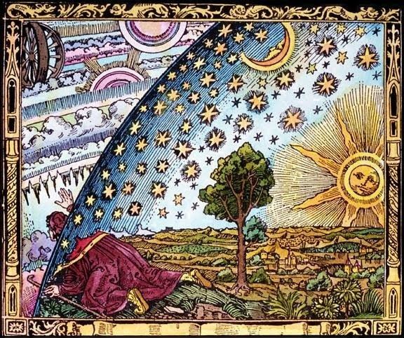 Flammarion engraving Flammarion39s Firmament Angeliska Gazette