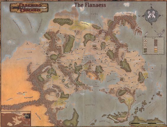 Flanaess Map of Flanaess Greyhawk DampD Imaginary worlds maps Pinterest