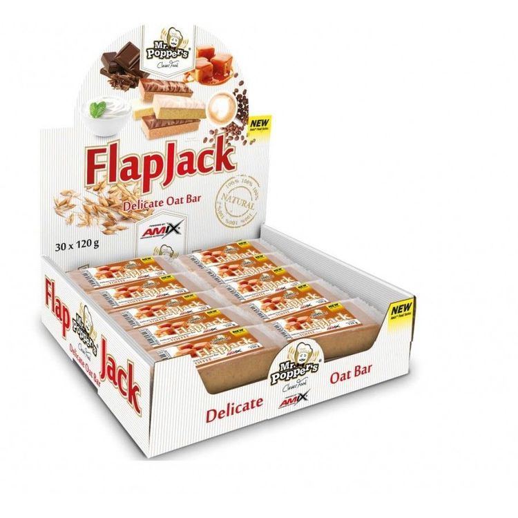 Flapjack (oat bar) Flapjack Oat Bar 30x120 gr Mr Poppers