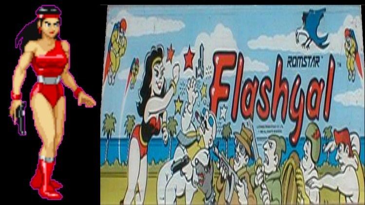 Flashgal FLASHGAL Arcade SEGA 1985 Walkthrough All 11 Sections YouTube
