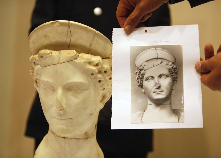Flavia Domitilla (saint) The History Blog Blog Archive Italian PM returns marble head of